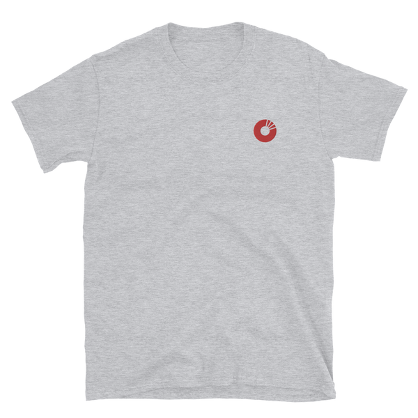 Embroidered Red Soundplate Logo Unisex T-Shirt